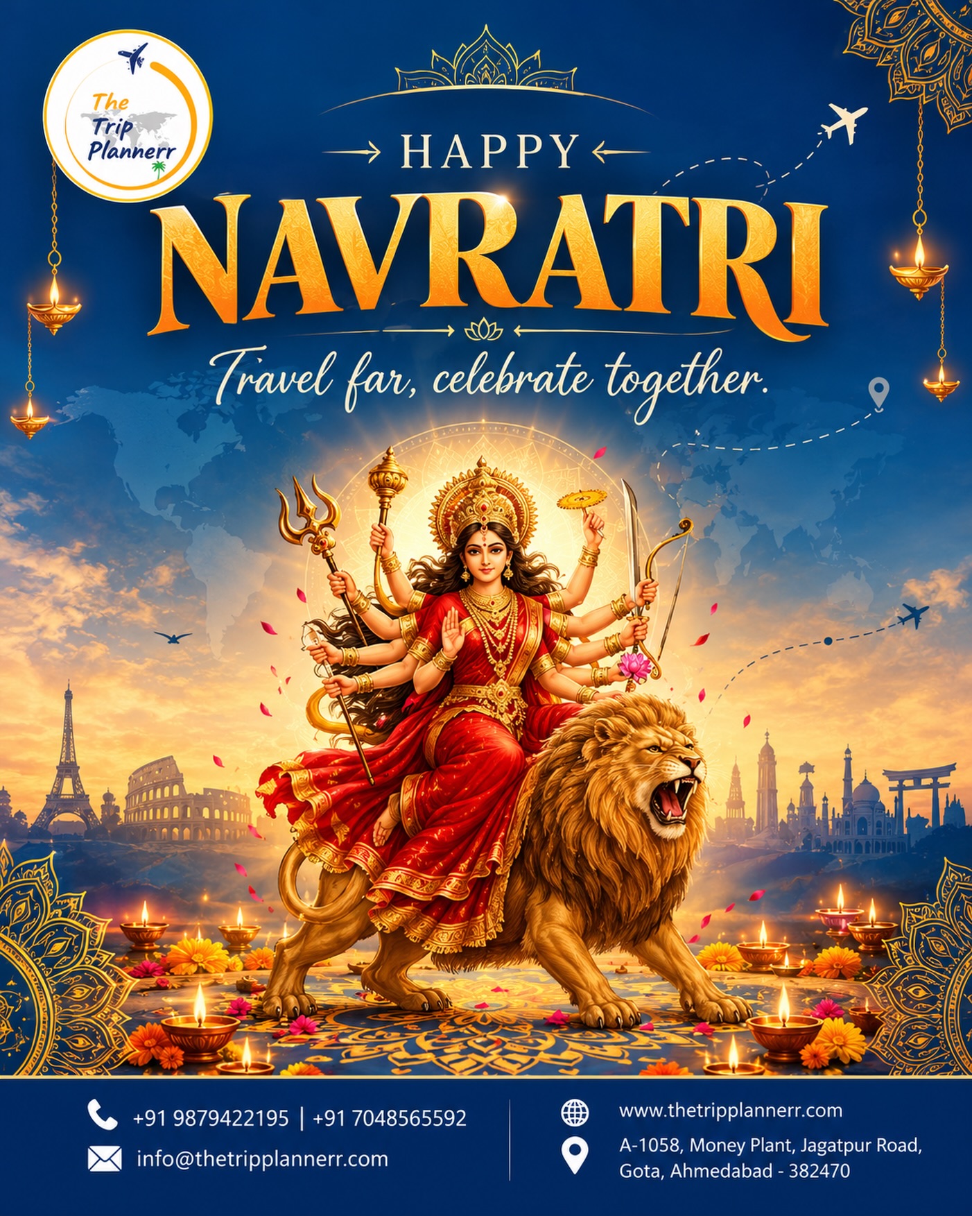 Happy Navratri from The Trip Plannerr! - The Trip Planner