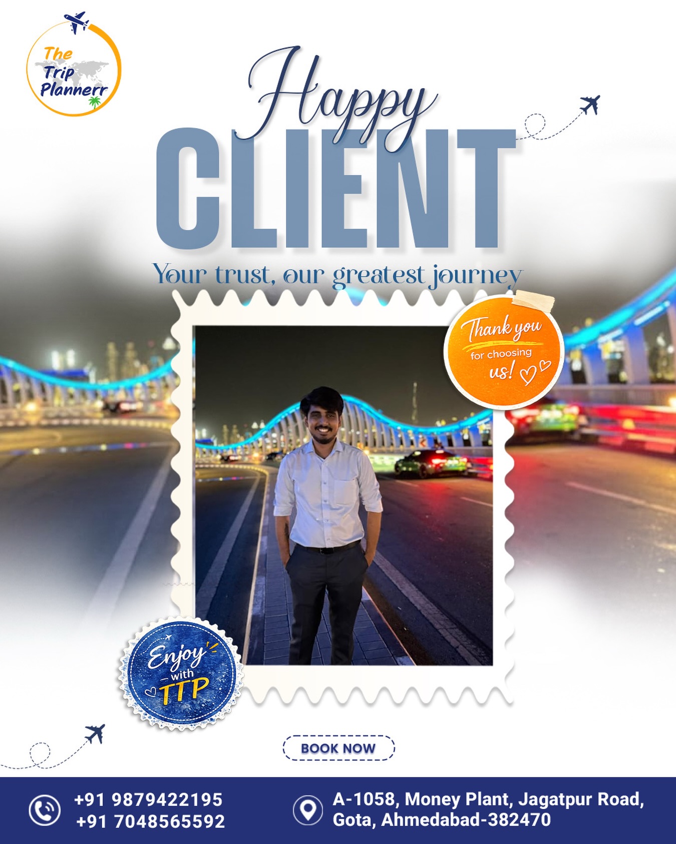Happy Client, Happy Journey! - The Trip Planner