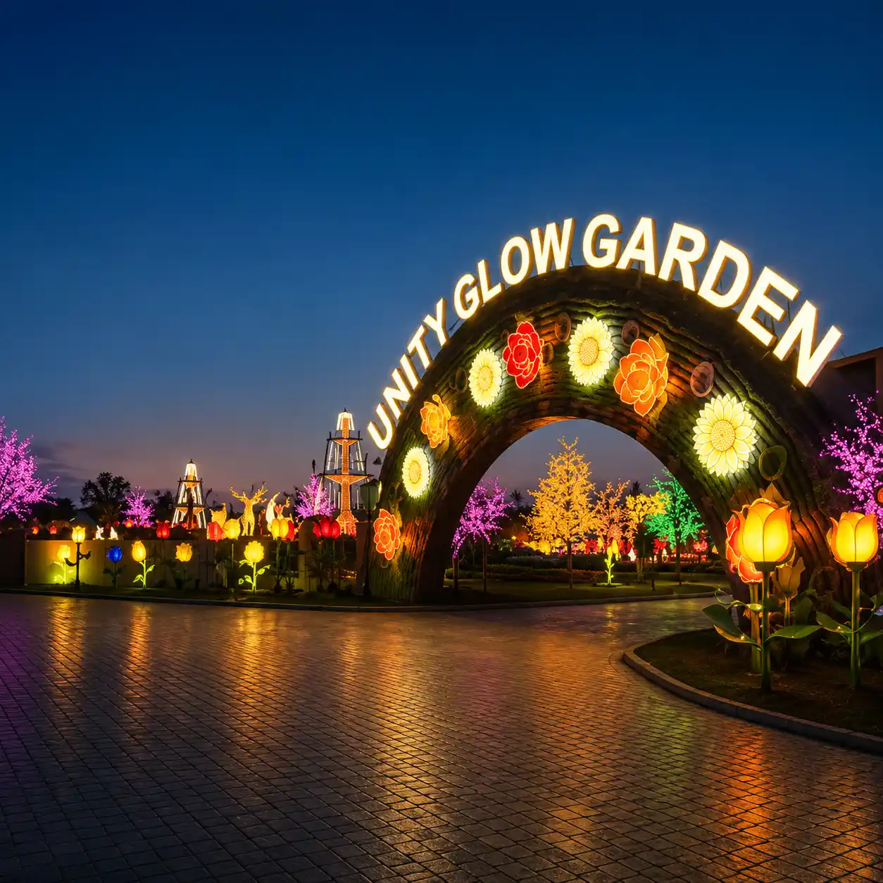 Unity Glow Garden